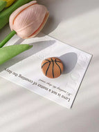 Mini Basketball Rugby Football Hair Clips