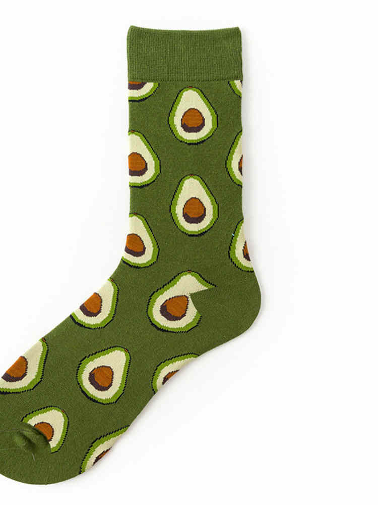 Avocado Jacquard Unisex Socks