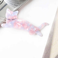 Cat Rhinestone Cartoon Hairpin