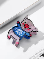 Animal Pig Shape Hairpin