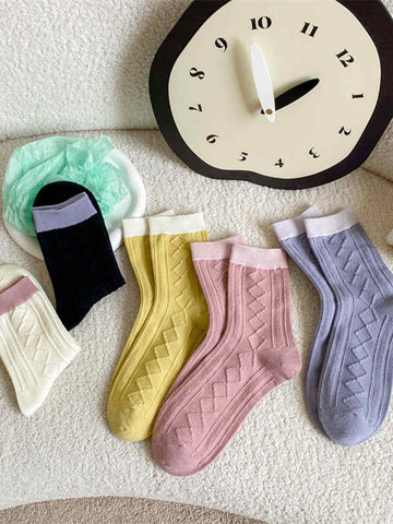 Colorblock Women's Socks