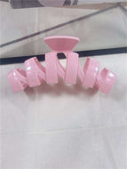 Solid Color Large Hair Clip for Girls