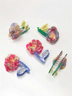 Colorblock Flower Creative Hairpin