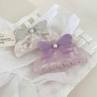 Pearl Bow Hairpin for Girls