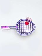 Badminton Table Tennis Racket Cute Hairpin