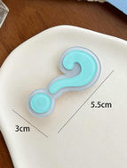 Funny Question Mark Creative Colorful Bangs Hairpin