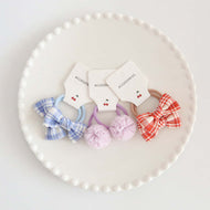 Hair Bow Tie Kid-Three pairs