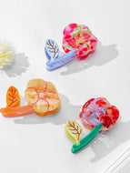 Colorblock Flower Creative Hairpin