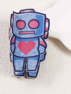 Robot Cartoon Hair Clip