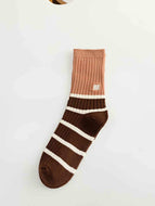 Embroidered All-match Retro Women's Socks