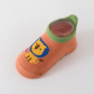 New Three-dimensional Cartoon Low-top Children's Baby Trampoline Socks Big Heel Non-slip Floor Boat Socks