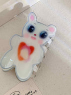 Cartoon Kitten Sheep Animal Hairpin