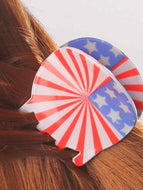 American Flag Hair Clip