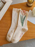 Tulip Flower Women's Socks