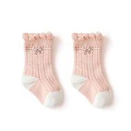 Girls' Princess Tube Socks Bowknot Cotton Socks