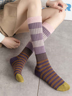 Women's Long Striped Socks All-match Trendy Socks