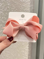 Solid Color Little Daisy Bow Hair Clip