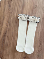 Cute Pure White Breathable Socks