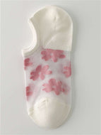 Patchwork Floral Socks Low Rise Sock