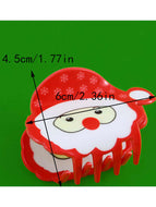 Santa Claus Socks Festive Atmosphere Hair Clip