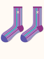 Colorful Striped Mid-calf Socks