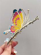 Butterfly Large Metal Hair Clip Gripping