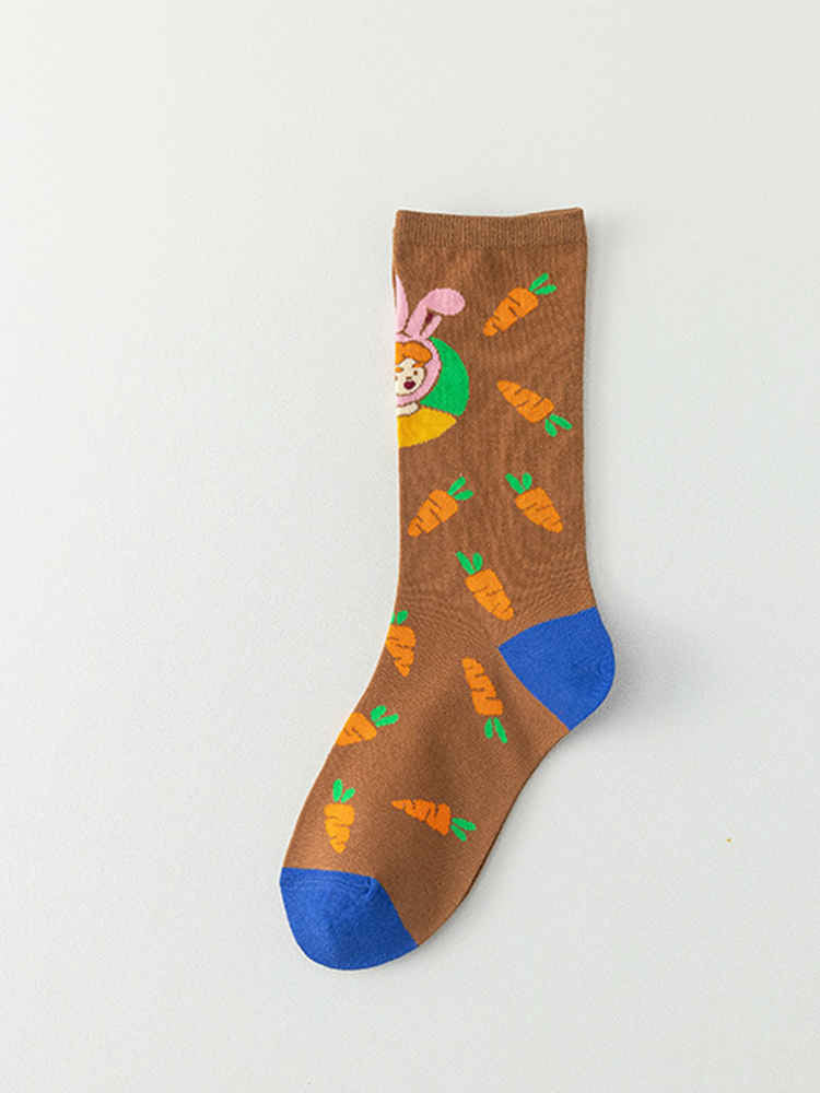 Cartoon Socks Couple All-match Socks