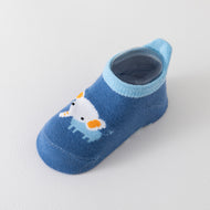 New Three-dimensional Cartoon Low-top Children's Baby Trampoline Socks Big Heel Non-slip Floor Boat Socks