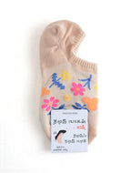 Women's Short Socks with Breathable Flowers