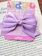 Solid Color Bow Hairpin