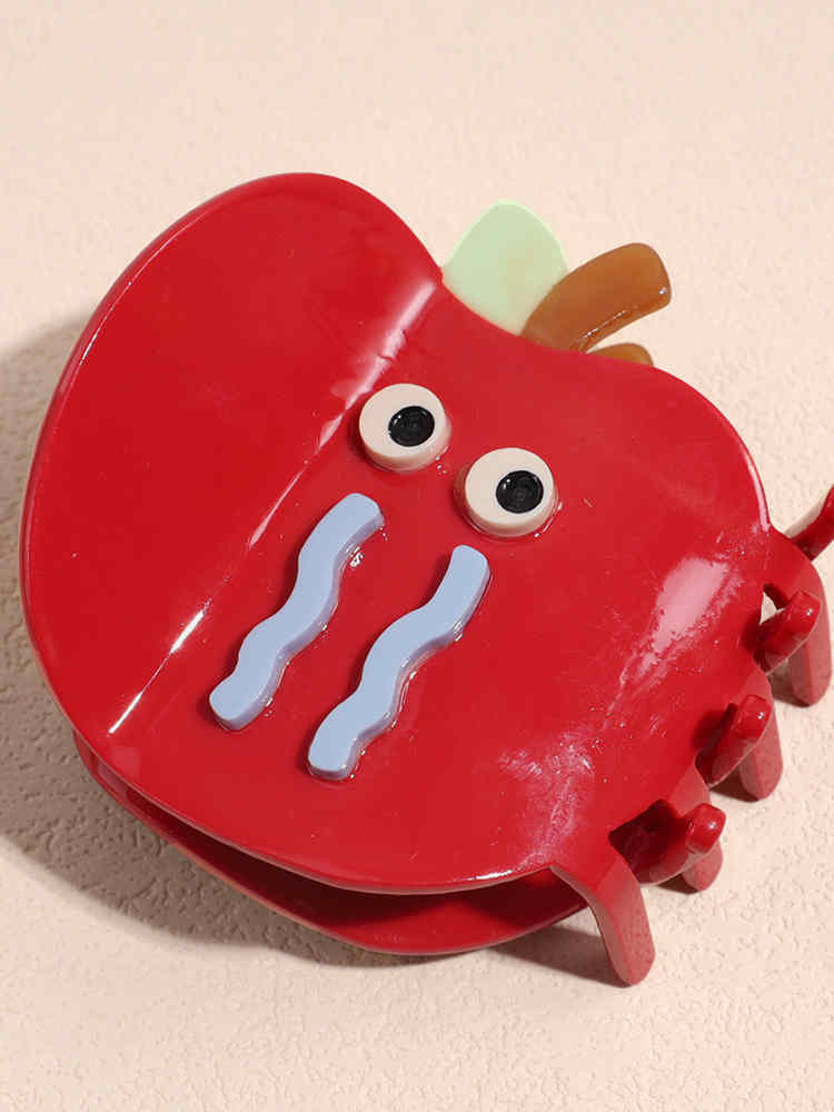 All-match Cartoon Apple Hairpin