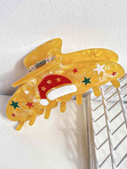 Elk Santa Hat Santa Hairpin