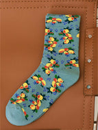 Fruit Floral Mid-calf Socks