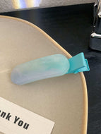 Jelly Colored Curved Oval Hairpin