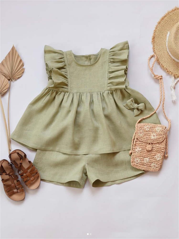 Two-piece Sleeveless Sundress Set