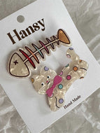 2-pack Cartoon Puppy Hair Clips