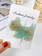 Rhinestone Puppy Cute Hair Clip Hair Accessory