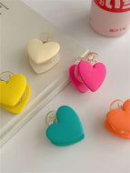 Candy Colored Heart-shaped Clip