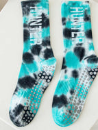 Women's Non-slip Colorful Tie-dye Yoga Socks