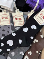 Women's Printed Heart Socks