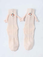 Cute and Funny Smiley Face Colored Socks