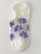 Patchwork Floral Socks Low Rise Sock