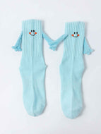 Cute and Funny Smiley Face Colored Socks