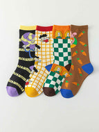 Cartoon Socks Couple All-match Socks