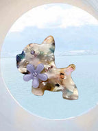 Puppy Flower Hair Clip Hair Accessory