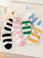 Striped Color Block Socks