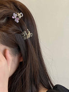 Rhinestone Bow Small Bangs Hairpin