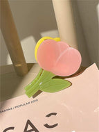 Two-color Stitching Tulip Hairpin