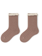 Lace Midtube Socks for Children