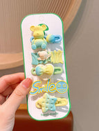 Children's Cartoon Set Star Bear Cute Hairpin